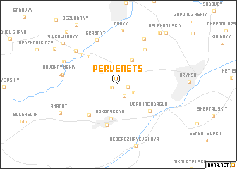 map of Pervenets