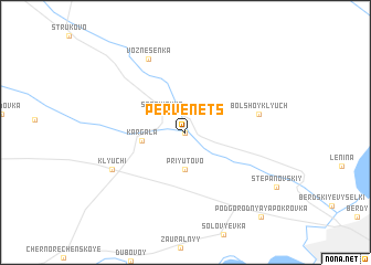 map of Pervenets