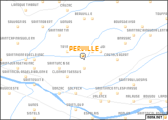 map of Perville