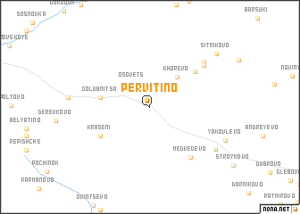 map of Pervitino