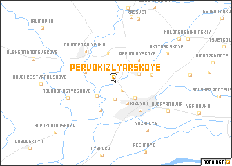 map of Pervokizlyarskoye