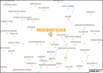 map of Pervomayevka