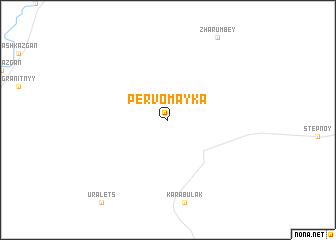 map of Pervomayka