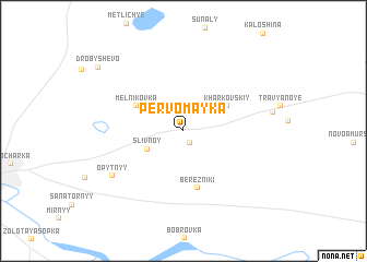 map of Pervomayka