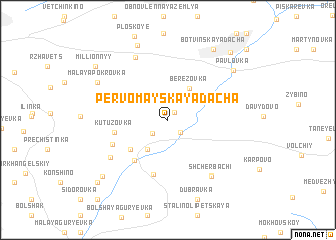 map of Pervomayskaya Dacha