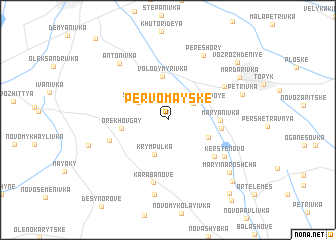 map of Pervomays\