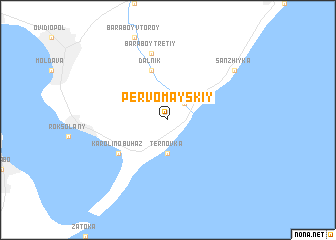 map of Pervomayskiy