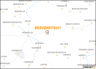 map of Pervomayskiy