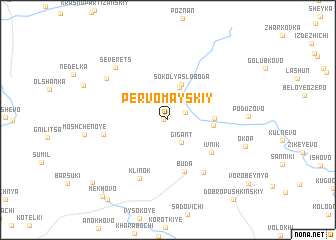 map of Pervomayskiy