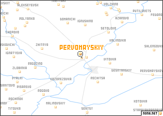 map of Pervomayskiy