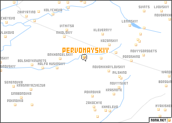 map of Pervomayskiy