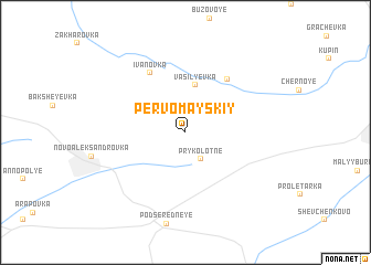 map of Pervomayskiy