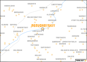 map of Pervomayskiy