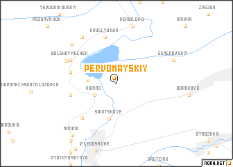 map of Pervomayskiy