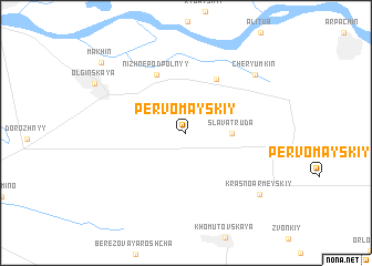 map of Pervomayskiy