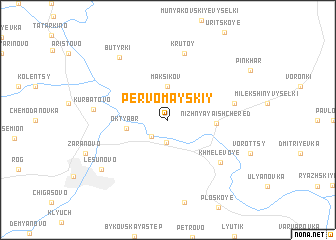 map of Pervomayskiy