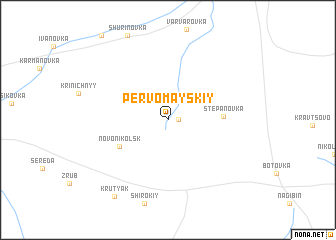 map of Pervomayskiy