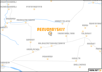 map of Pervomayskiy