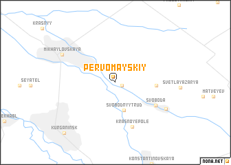 map of Pervomayskiy