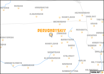 map of Pervomayskiy