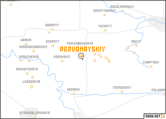 map of Pervomayskiy