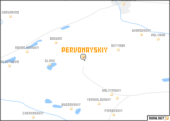 map of Pervomayskiy