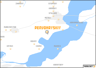 map of Pervomayskiy