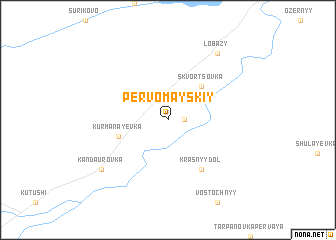 map of Pervomayskiy