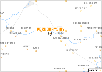 map of Pervomayskiy