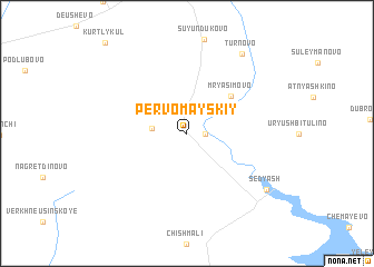 map of Pervomayskiy