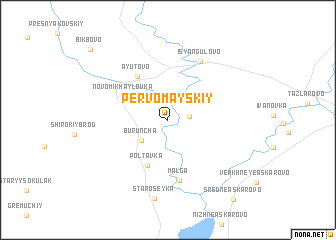 map of Pervomayskiy