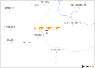 map of Pervomayskiy