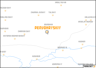 map of Pervomayskiy