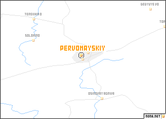 map of Pervomayskiy