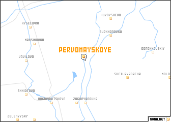 map of Pervomayskoye