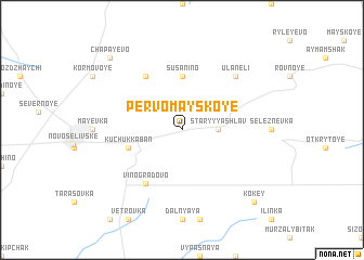 map of Pervomayskoye