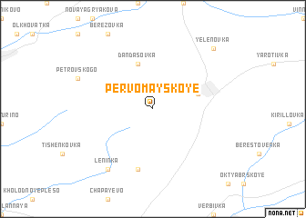 map of Pervomayskoye