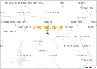 map of Pervomayskoye