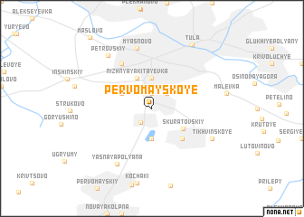 map of Pervomayskoye