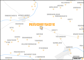 map of Pervomayskoye