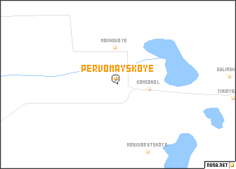 map of Pervomayskoye