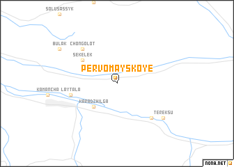 map of Pervomayskoye