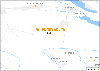 map of Pervomayskoye