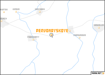 map of Pervomayskoye