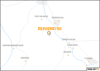 map of Pervomaysk