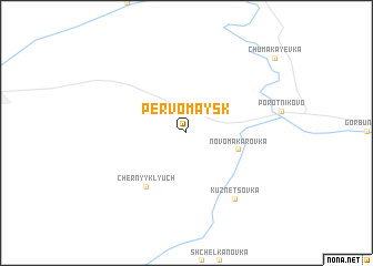 map of Pervomaysk