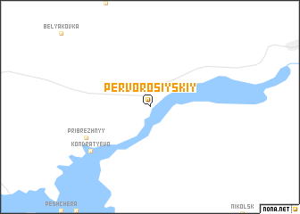 map of Pervorosiyskiy