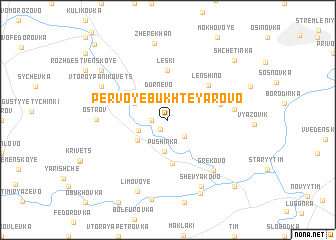 map of Pervoye Bukhteyarovo