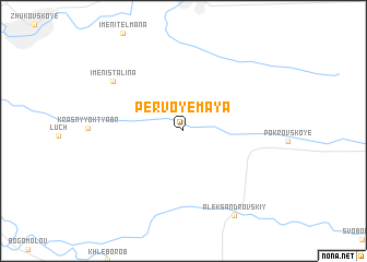 map of (( Pervoye Maya ))