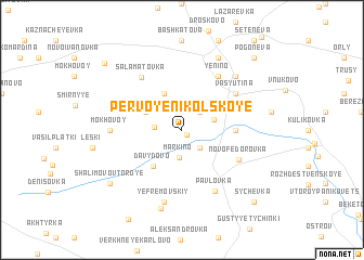 map of Pervoye Nikol\